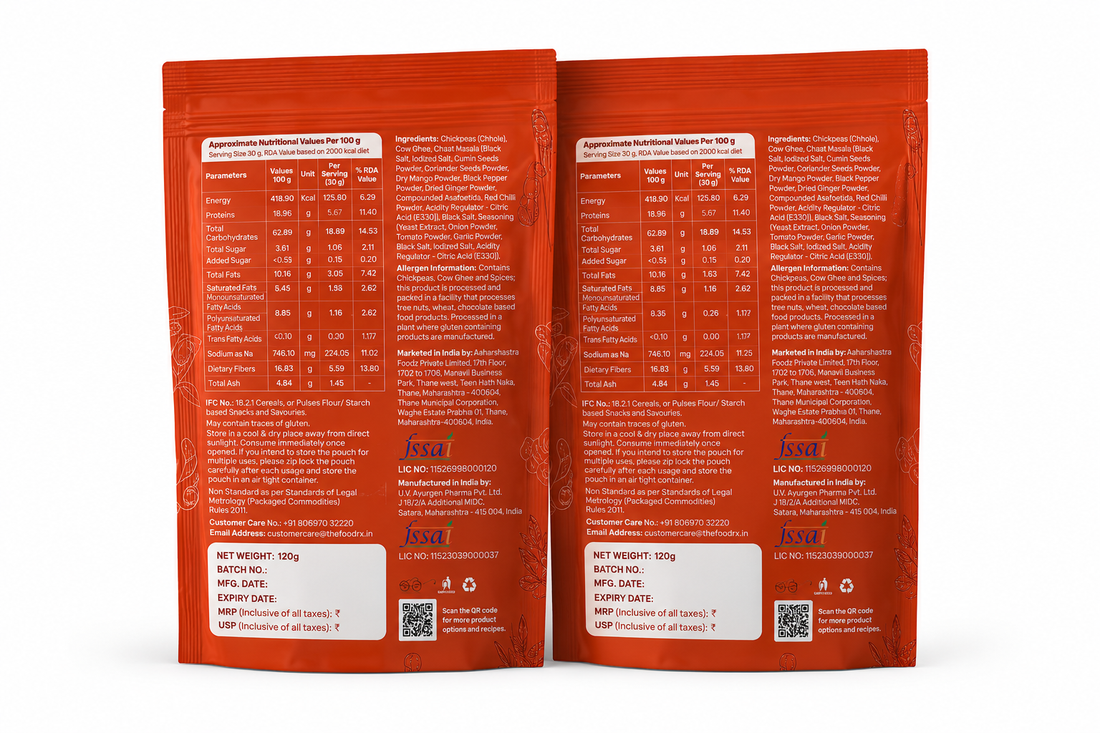 Foodrx Chatpate Chaatwale chole pack of 2