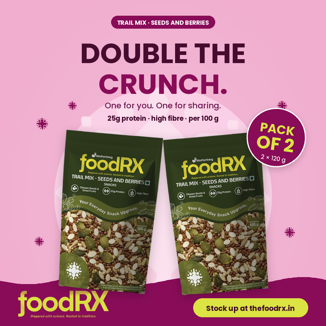 Foodrx Trail Mix - Seeds and berries Pack of 2