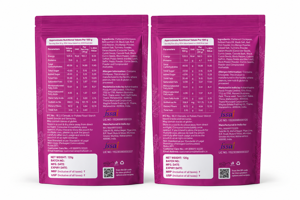 Foodrx Masalewala Chana Jor pack of 2